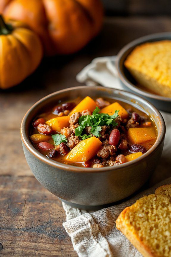 hearty pumpkin chili recipe
