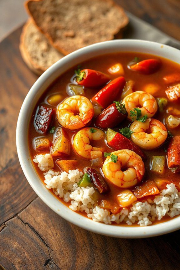 hearty shrimp stew gumbo