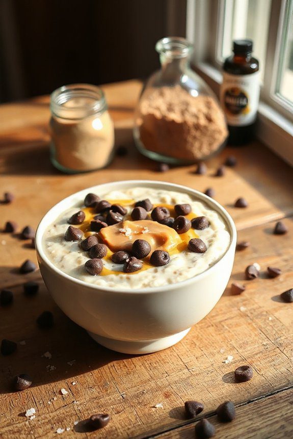 indulgent chocolate chip oatmeal