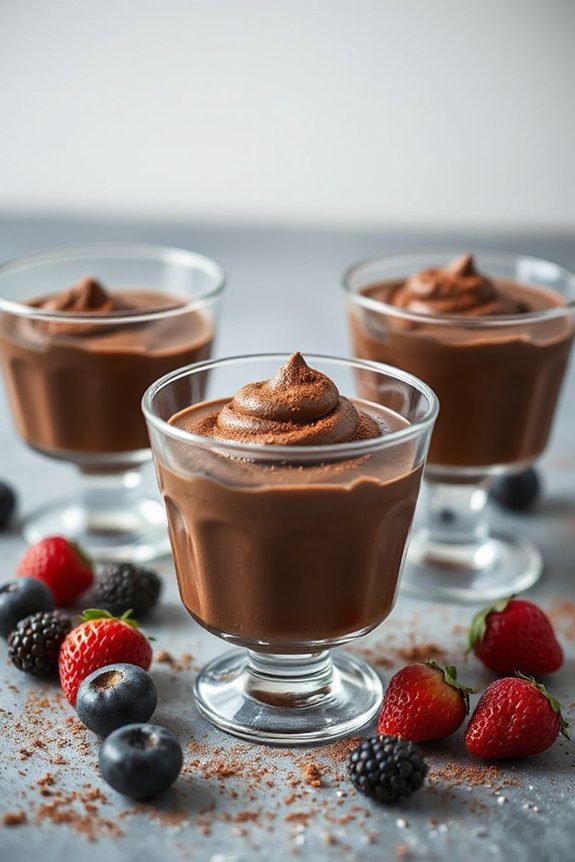 indulgent velvety chocolate dessert