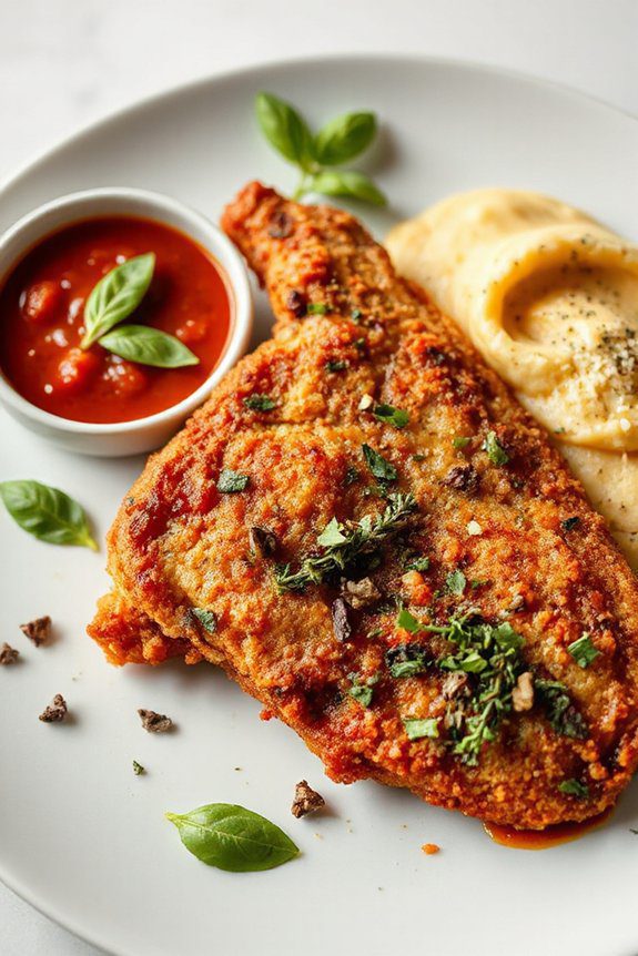 italian herb chicken fried steak
