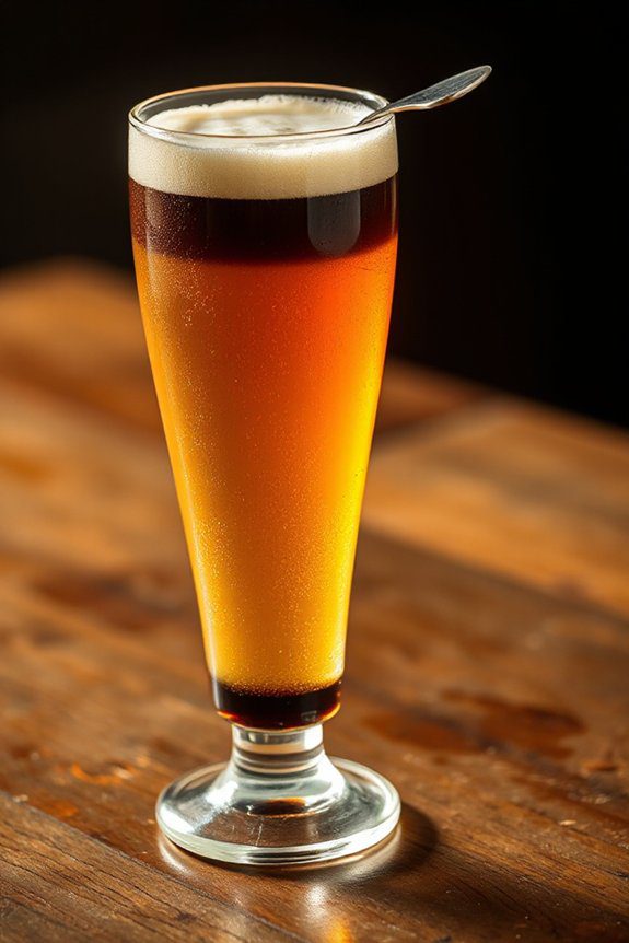 layered beer cocktail delight