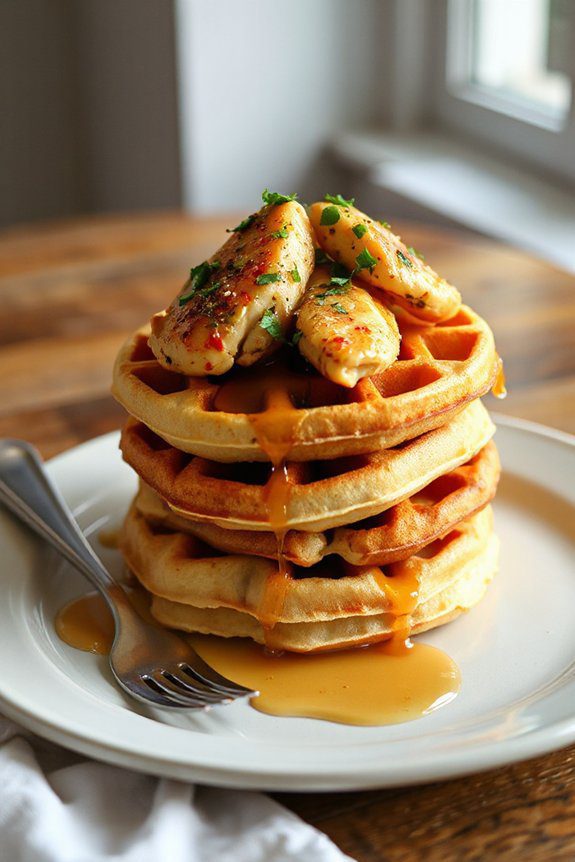 lemon ricotta waffles delight