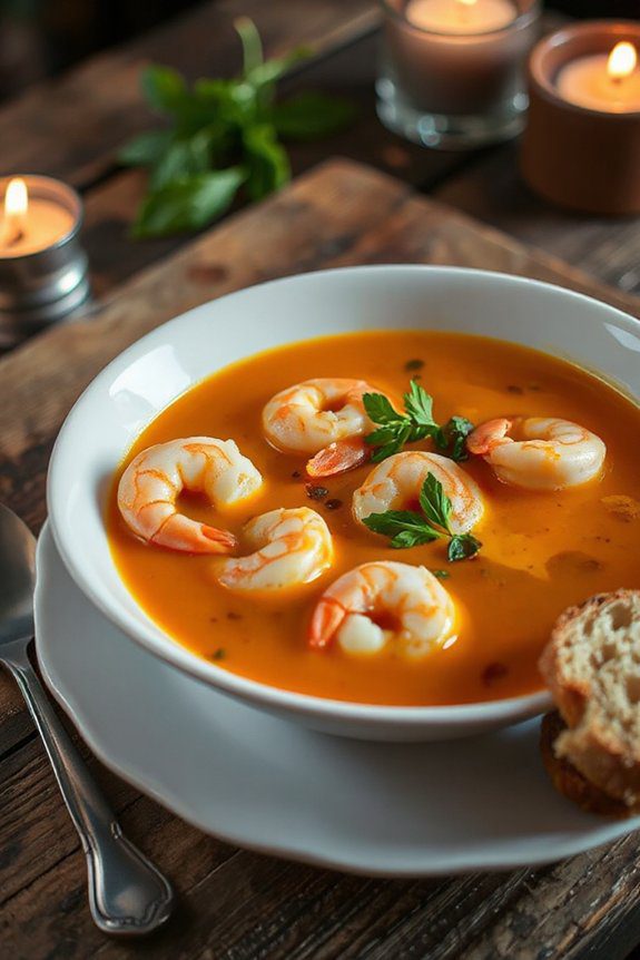 luxury seafood bisque delight
