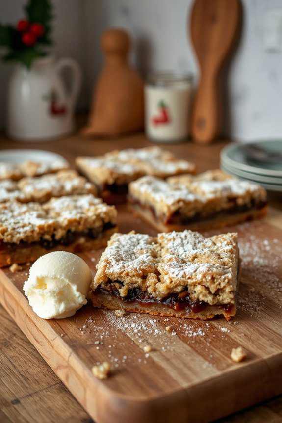 mincemeat crumble bars recipe