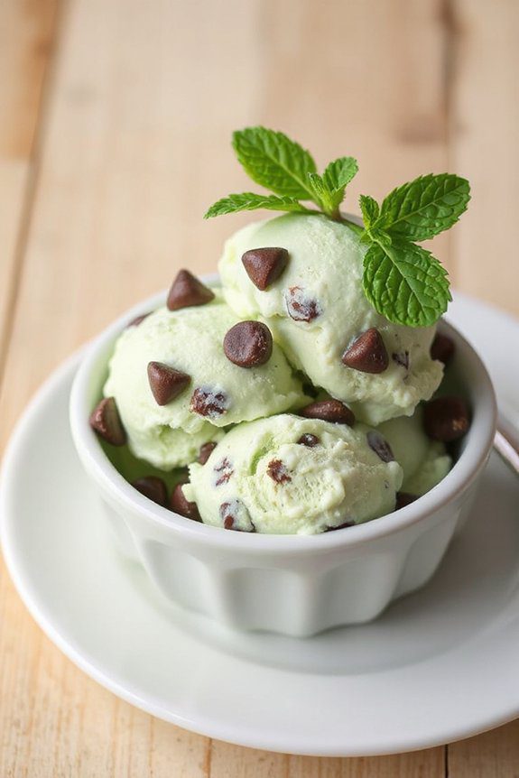 minty chocolate chip delight