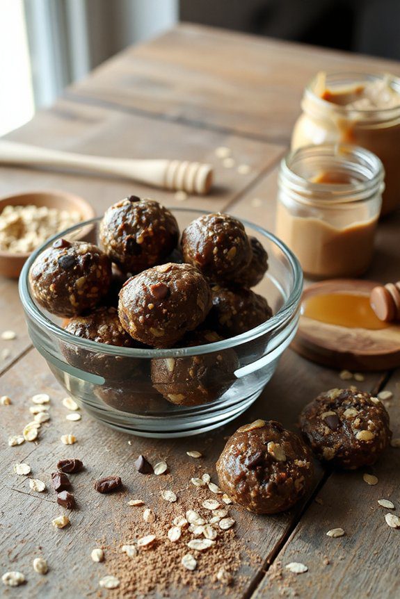 nutritious chocolate energy bites