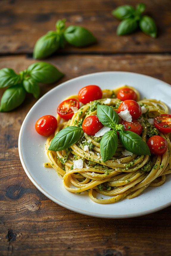 pasta with roasted tomatoes