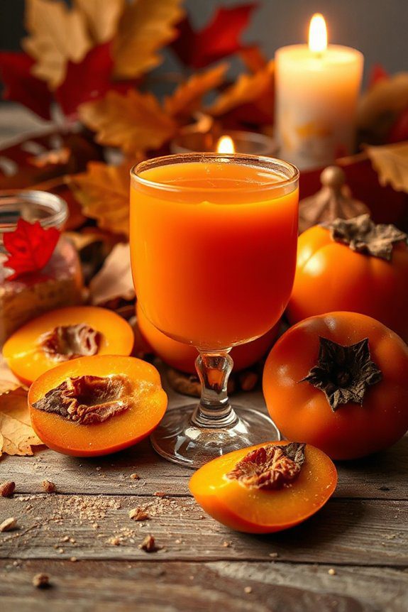 persimmon nutmeg brandy warmth