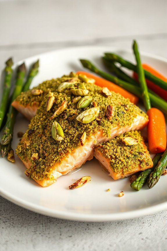 pistachio crusted salmon recipe