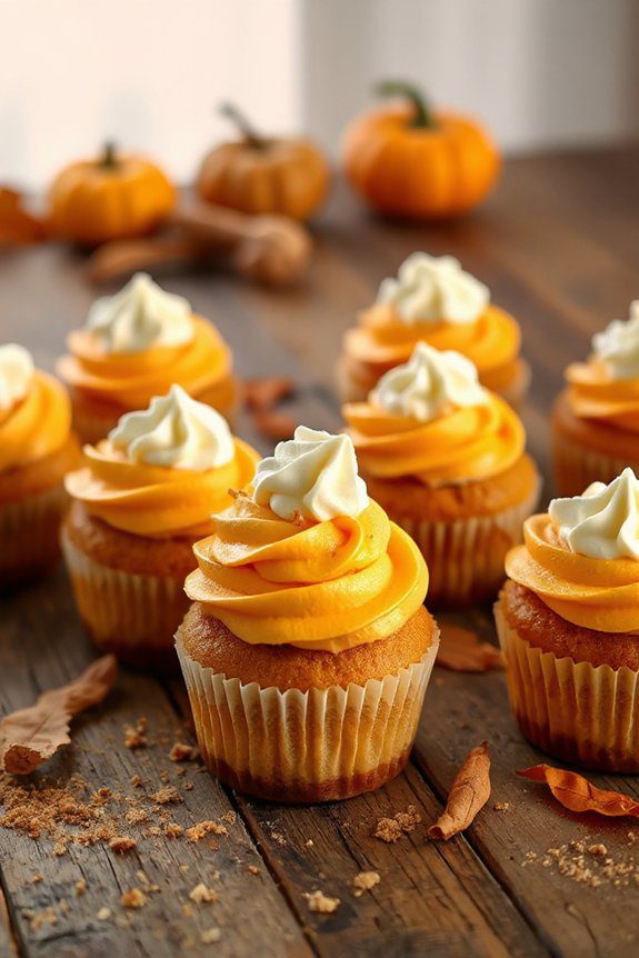 pumpkin cheesecake cupcake perfection