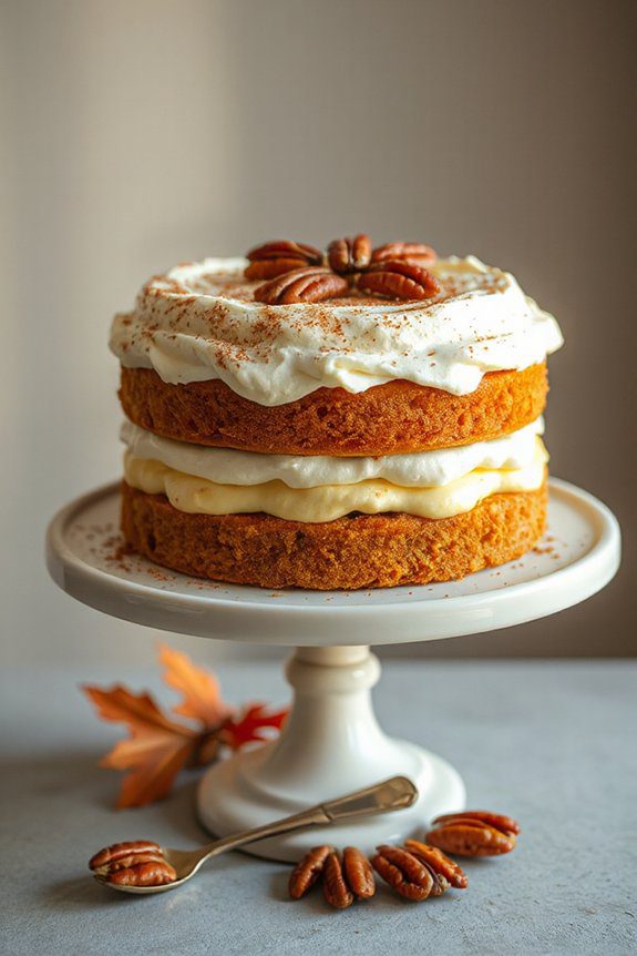 pumpkin cheesecake layered delight