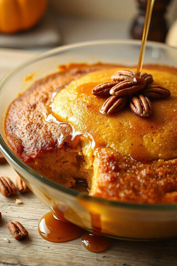 pumpkin infused pancake casserole delight