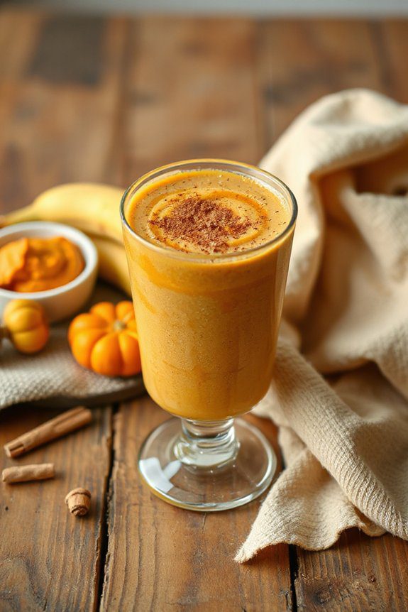 pumpkin spice breakfast smoothie