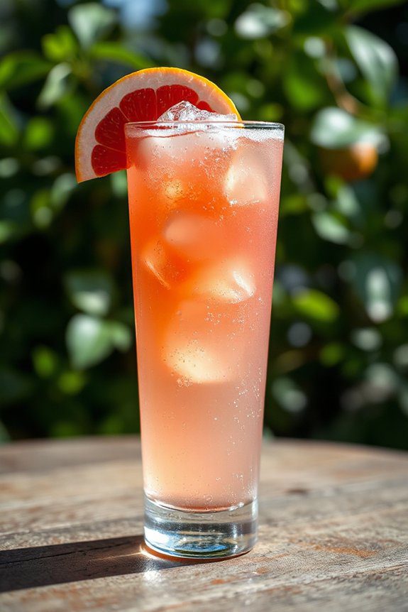 revitalizing grapefruit beer cocktail
