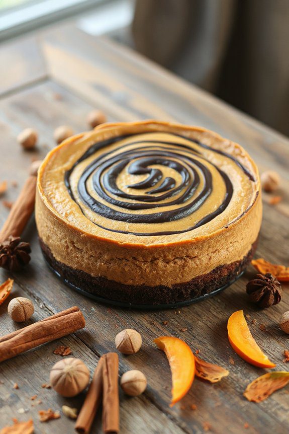 rich chocolate pumpkin delight