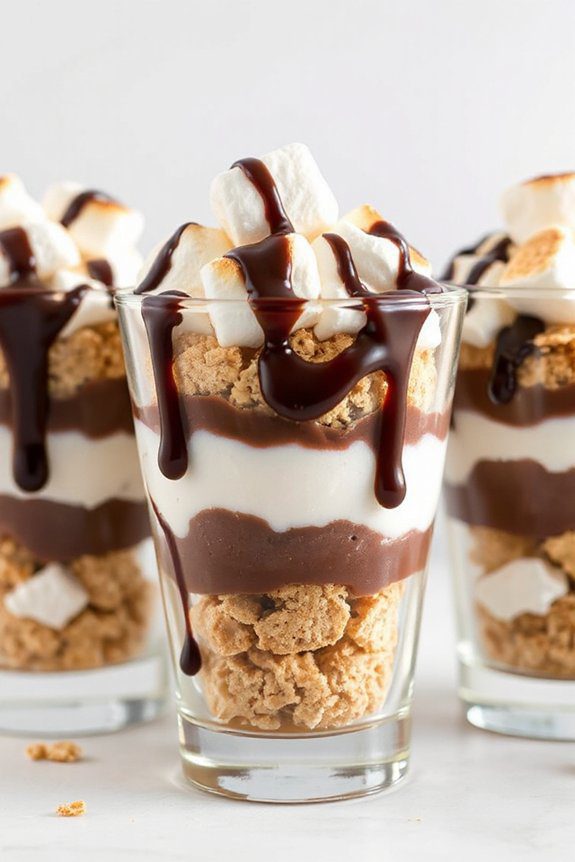 s mores layered dessert delight