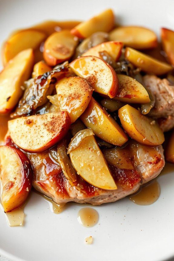 savory apple pork chops