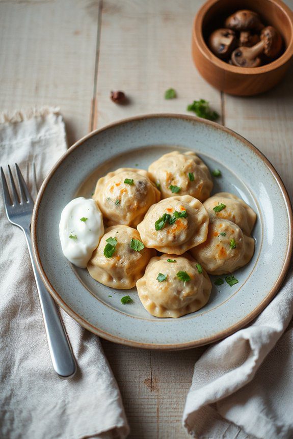 savory mushroom dumplings delight