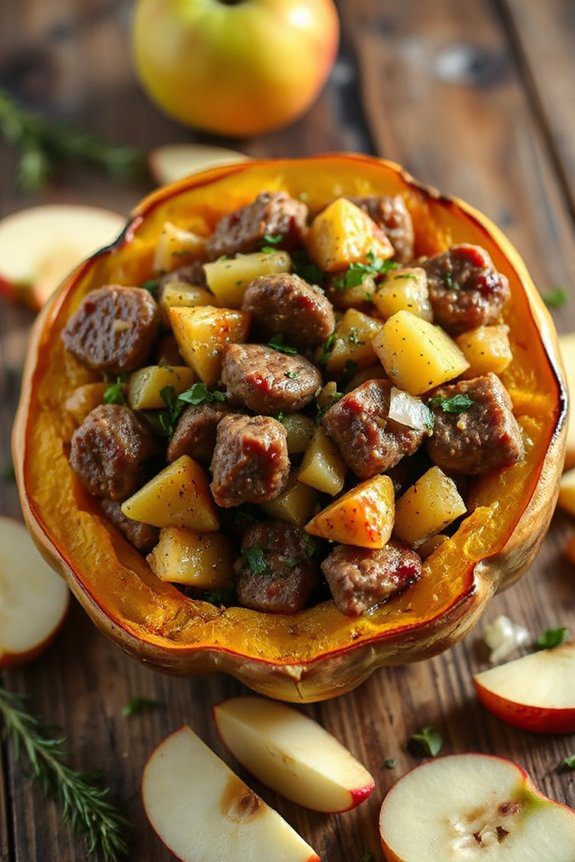 savory squash apple stuffing