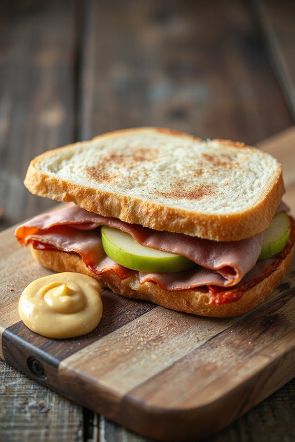 savory sweet bologna apple delight