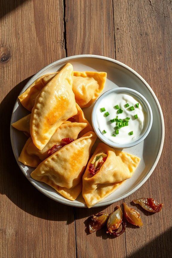 savory sweet potato dumplings