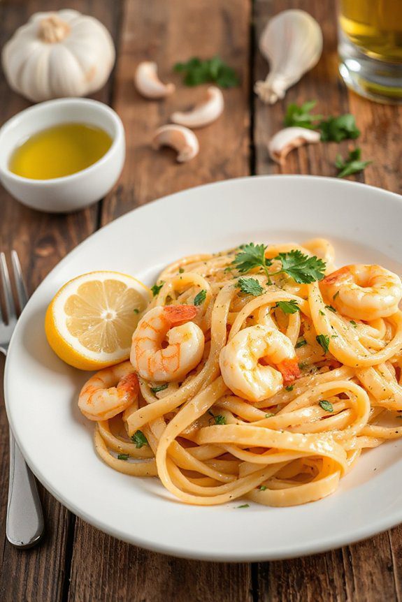 shrimp scampi pasta delight