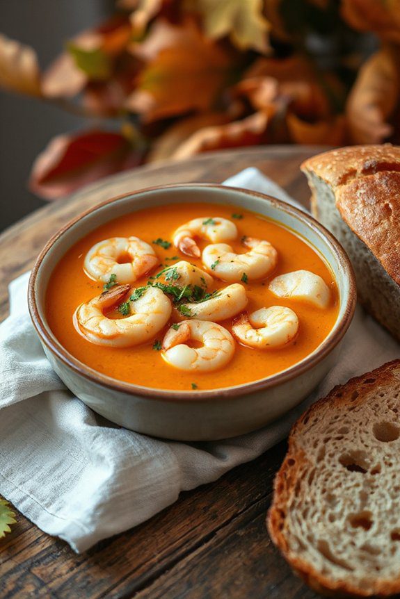 smoky seafood bisque delight