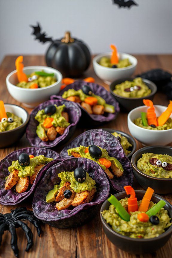 spooky halloween taco feast