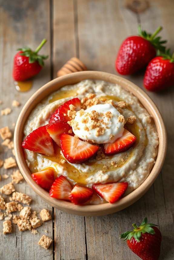 strawberry shortcake oatmeal recipe