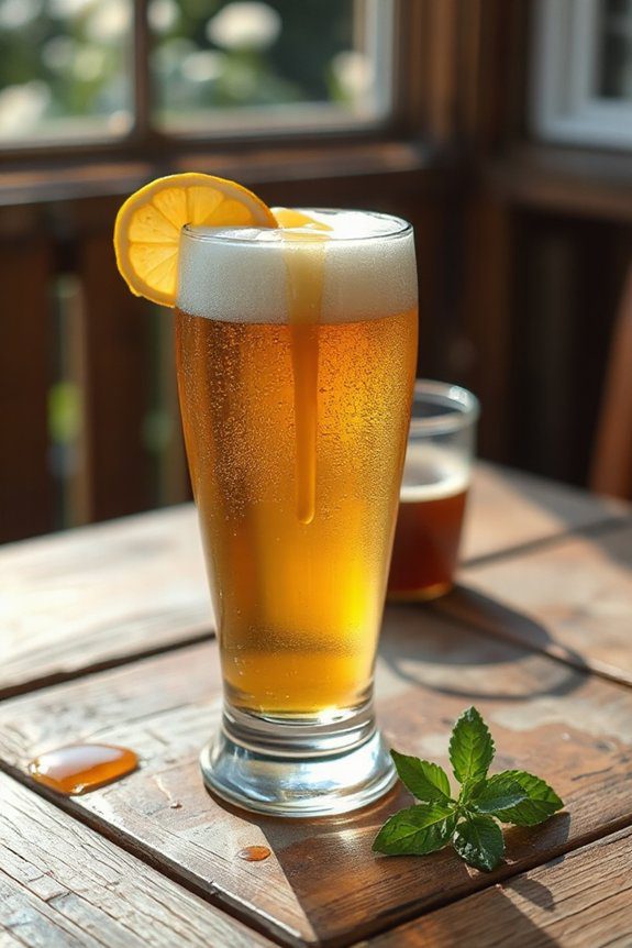sweet and smooth beer cocktail