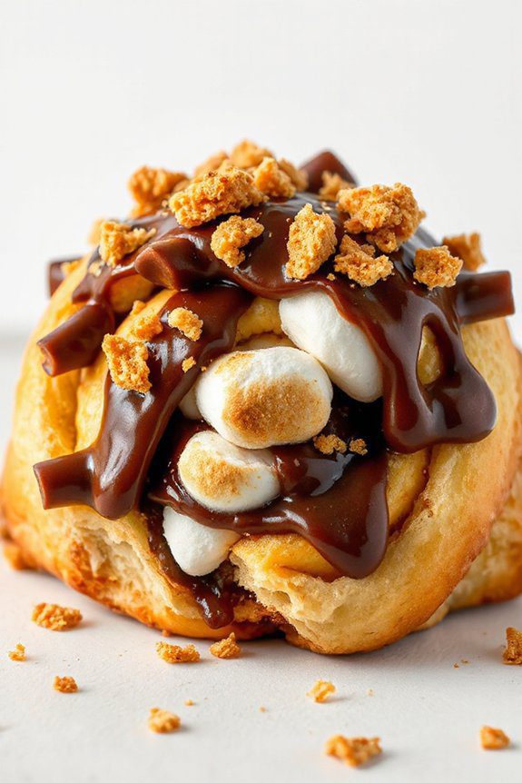sweet campfire cinnamon rolls
