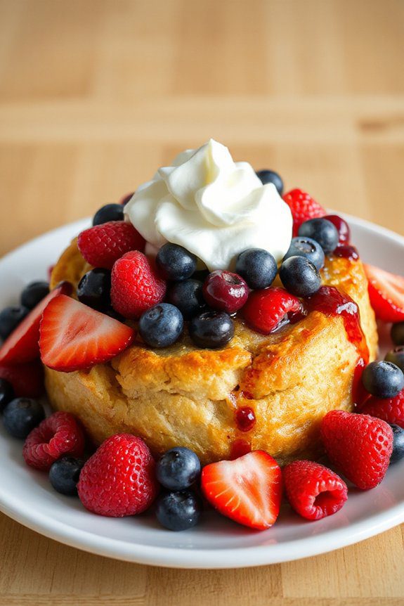 sweet dessert yorkshire pudding