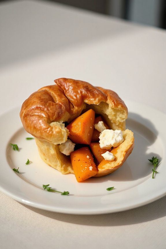 sweet potato goat cheese delight
