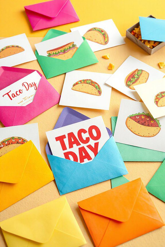taco themed party invitations
