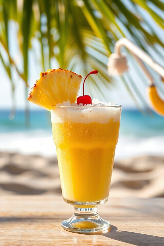 tropical vodka slush delight