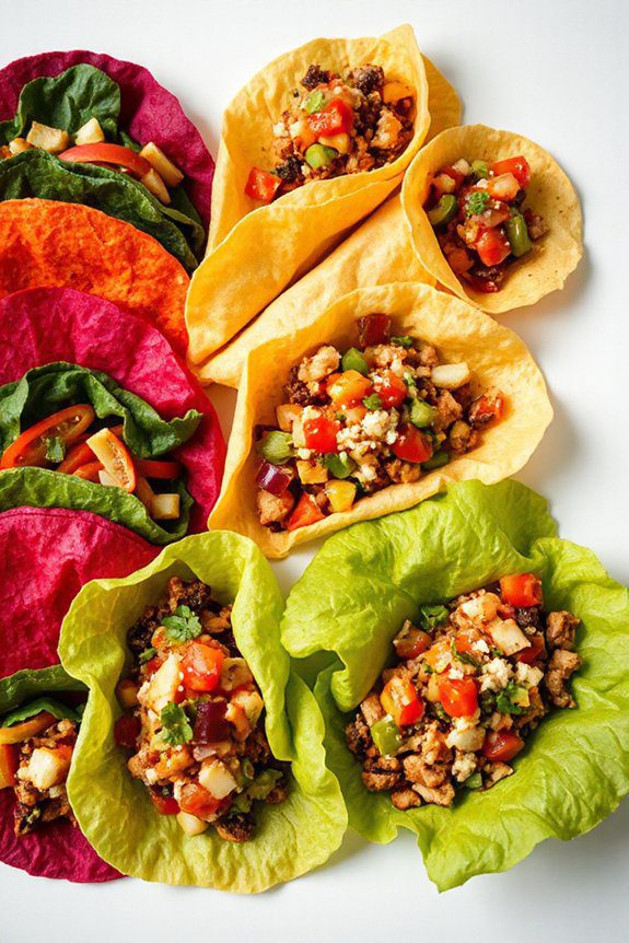 unique and colorful tortillas