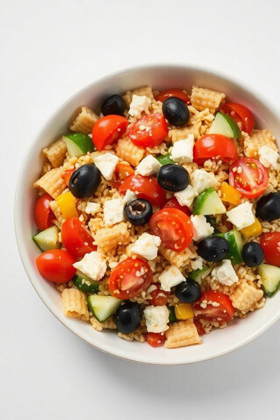 vibrant mediterranean orzo salad
