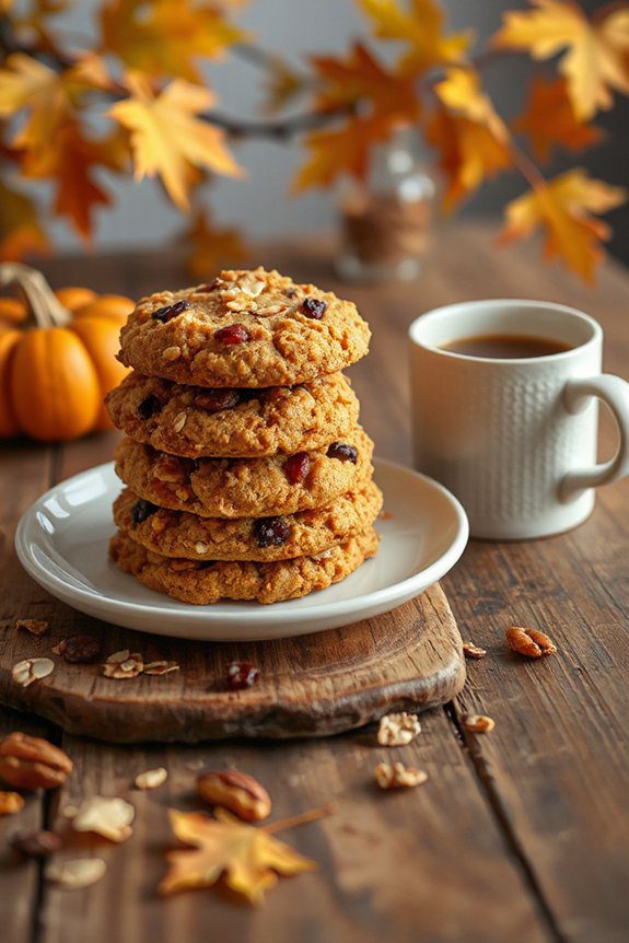 wholesome autumn breakfast cookies