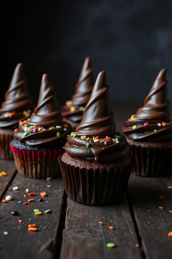 witch hat cupcakes recipe