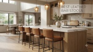 best leather bar stools