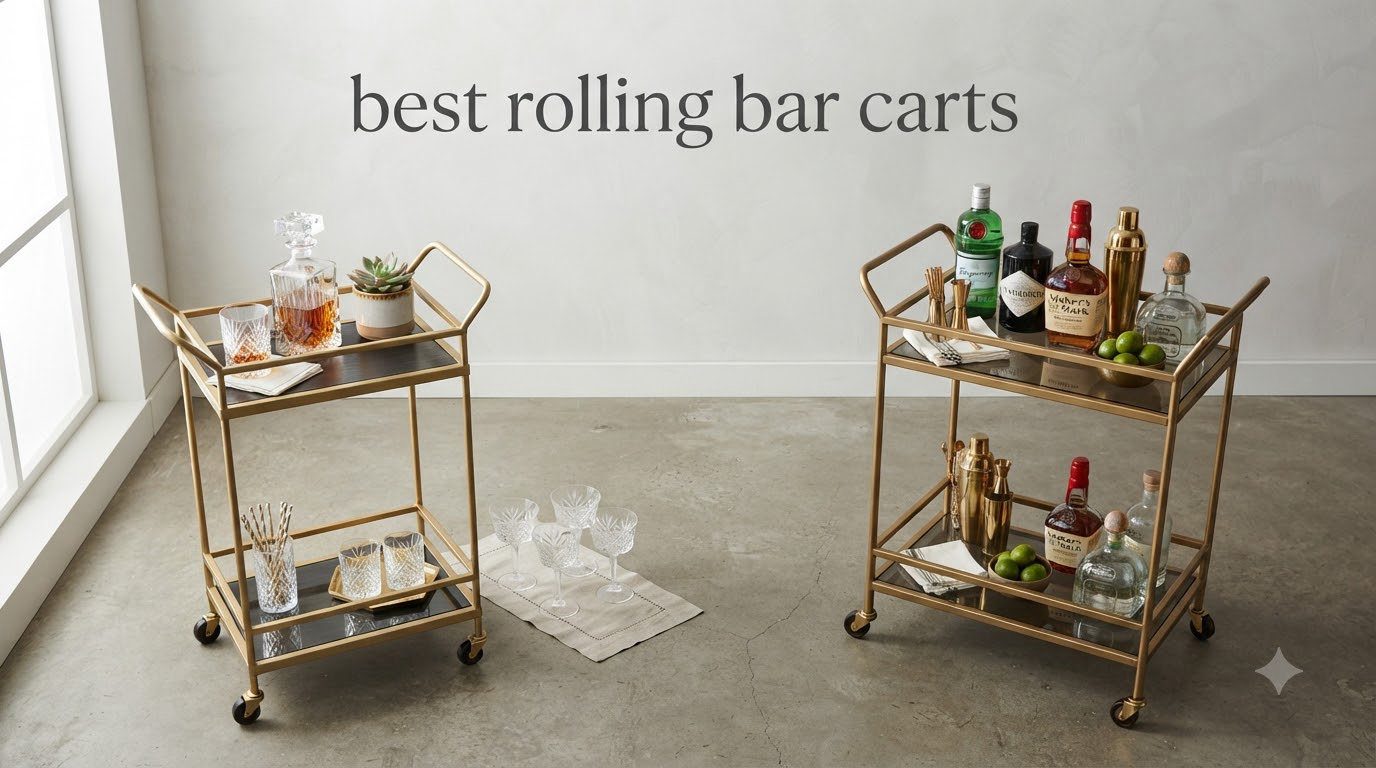best rolling bar carts