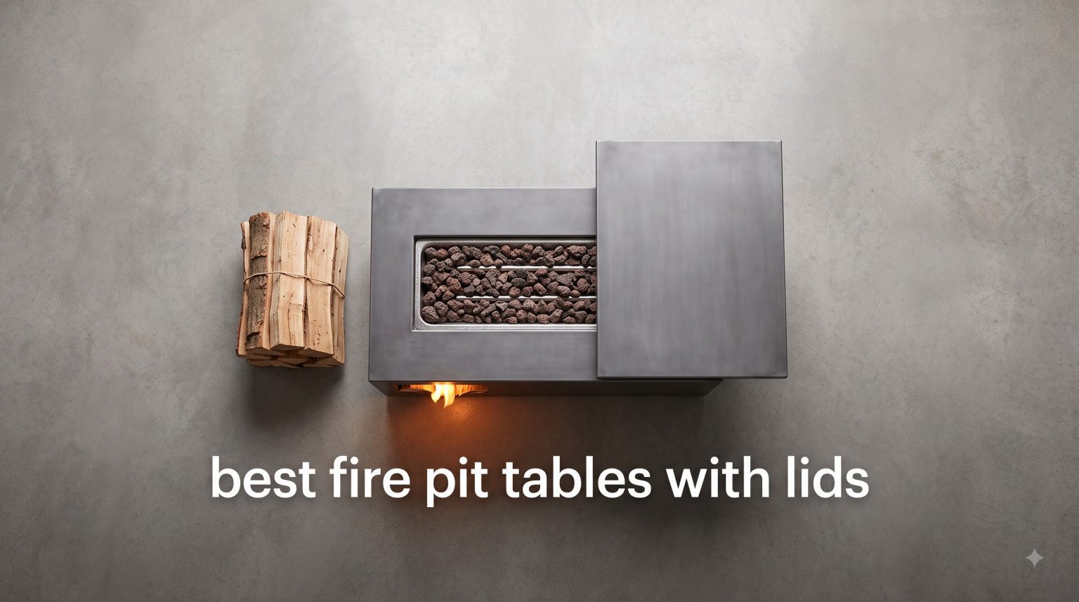 best fire pit tables with lids