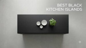best black kitchen islands