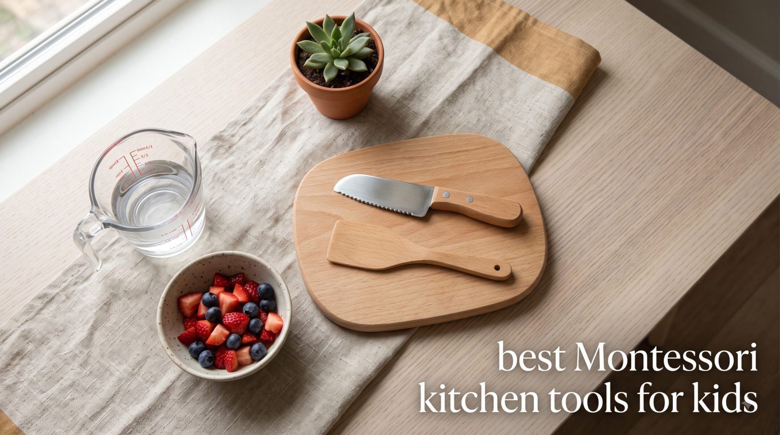 best Montessori kitchen tools for kids
