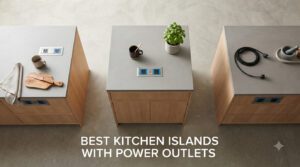 best kitchen islands with power outlets