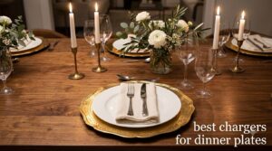 best chargers for dinner plates