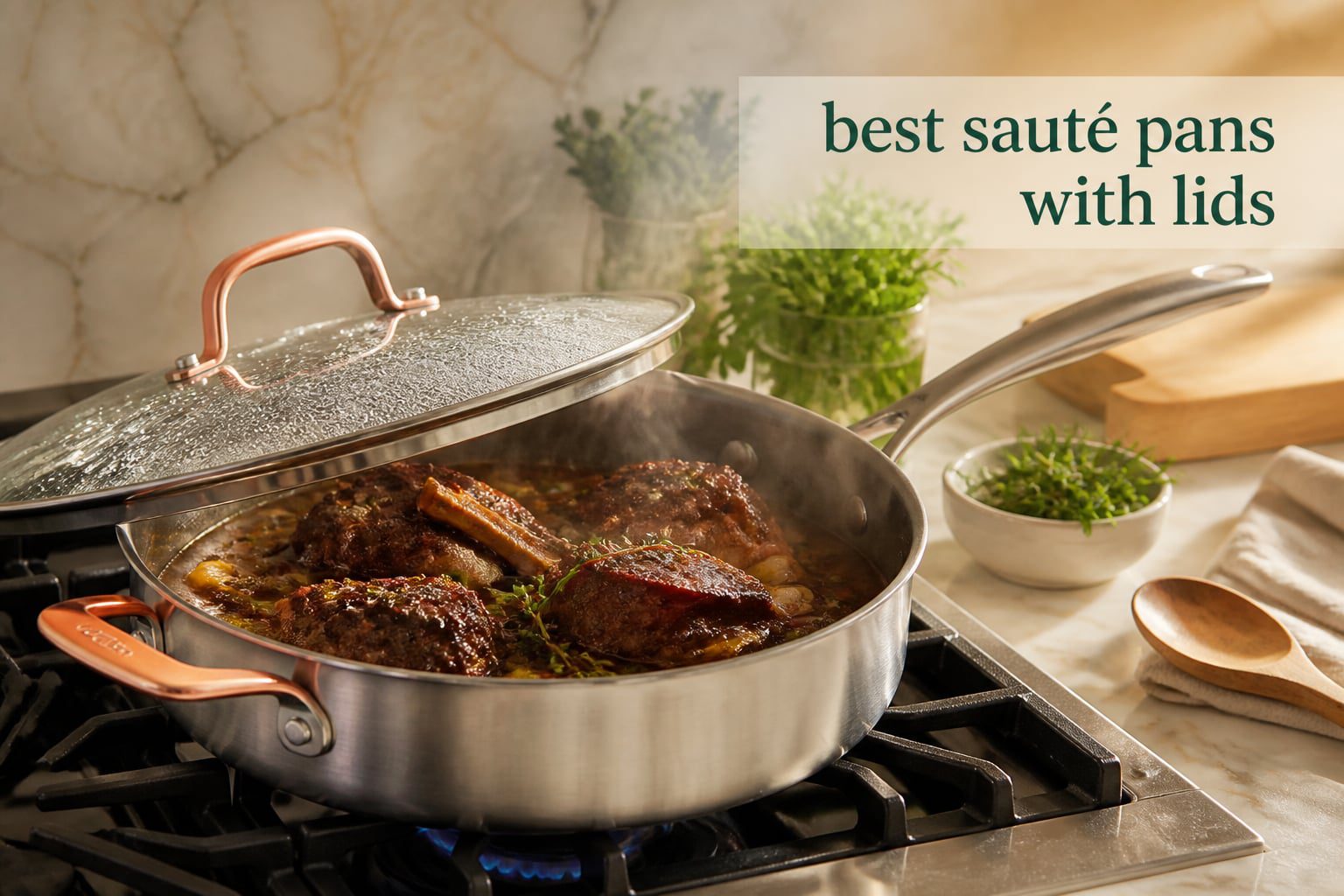 best sauté pans with lids
