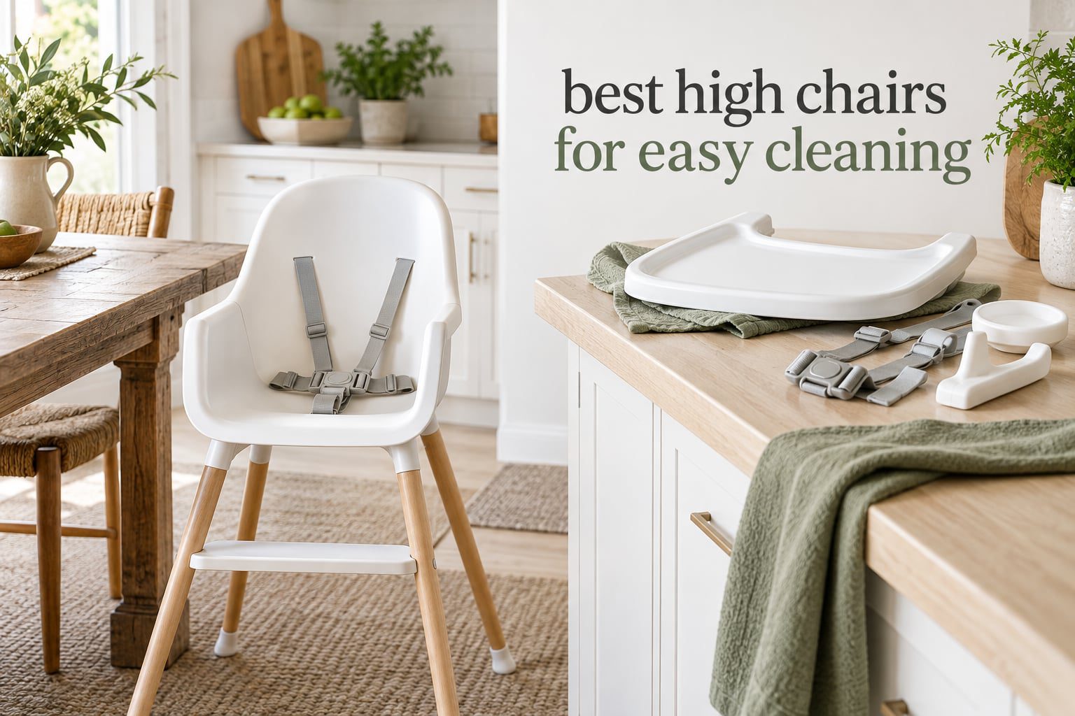 best high chairs for easy cleaning