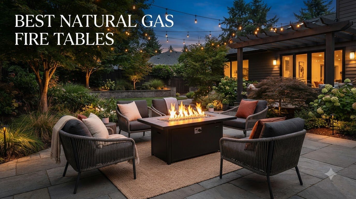 best natural gas fire tables